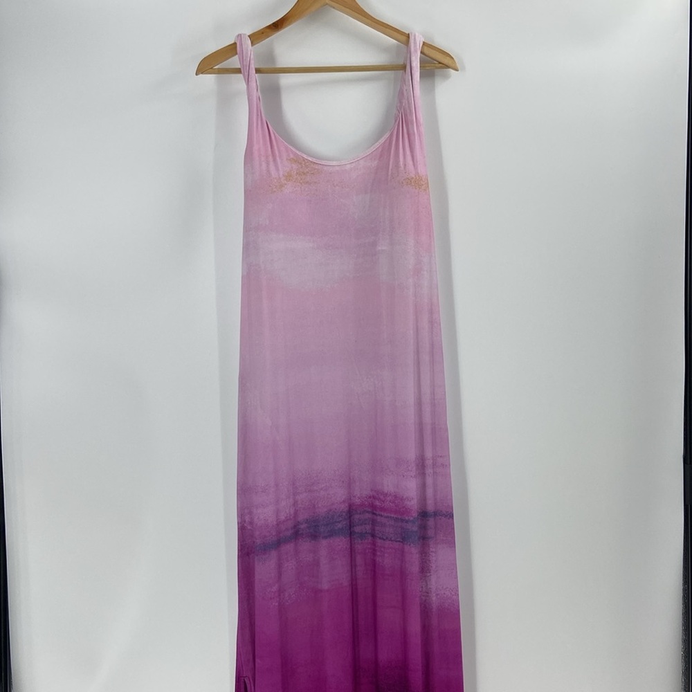 Soma wknd soft pink maxi flowing sundress scoop neck XXL